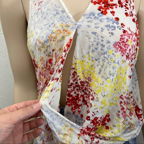 3/$30 - Dex Floral Print Sleeveless Top Size Large - Picture 4 of 6